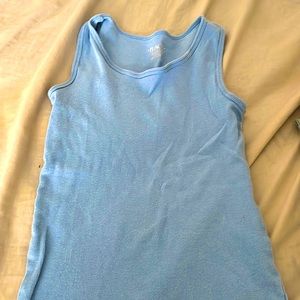 Baby blue tank top for kids